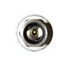 Decorative Push-Button Sink Drain in Brushed Nickel