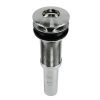 Decorative Push-Button Sink Drain without Overflow in Chrome