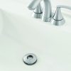 Decorative Push-Button Sink Drain without Overflow in Chrome