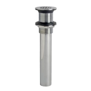 Bathroom Sink Grid Drain without Overflow in Chrome