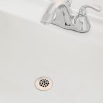 Bathroom Sink Grid Drain without Overflow in Brushed Nickel