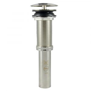 Decorative Umbrella Sink Drain in Brushed Nickel