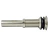 Decorative Umbrella Sink Drain in Brushed Nickel