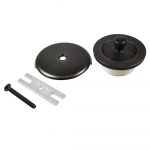 Universal Lift and Turn Tub Drain Trim Kit with Overflow in Oil Rubbed Bronze