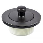 Universal Lift and Turn Tub Drain Trim Kit with Overflow in Oil Rubbed Bronze
