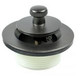 Universal Lift and Turn Tub Drain Trim Kit with Overflow in Oil Rubbed Bronze