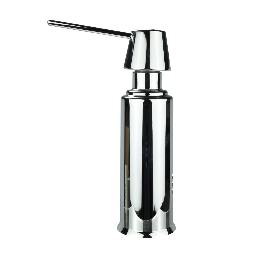 Air Gap Soap Dispenser with Straight Nozzle in Brushed Nickel Danco