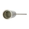 Air Gap Soap Dispenser with Straight Nozzle in Brushed Nickel