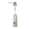 Air Gap Soap Dispenser with Straight Nozzle in Brushed Nickel