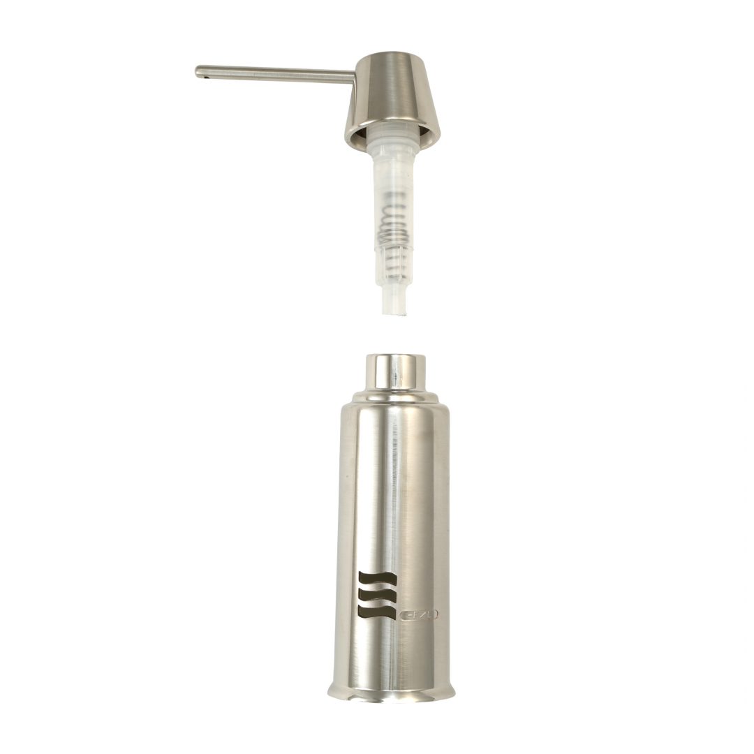 Air Gap Soap Dispenser with Straight Nozzle in Brushed Nickel Danco