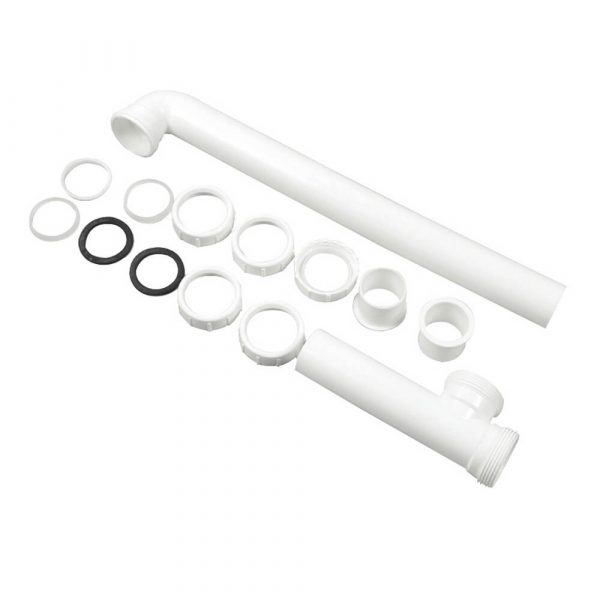 1-1/2 X 16 End Outlet Waste Drain Pipe in White