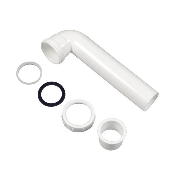 1-1/2 in. O.D.  X 7 in.  Slip Joint Waste Arm in White