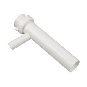 1-1/2 in. O.D.  X 8 in. Dishwasher Tailpiece in White