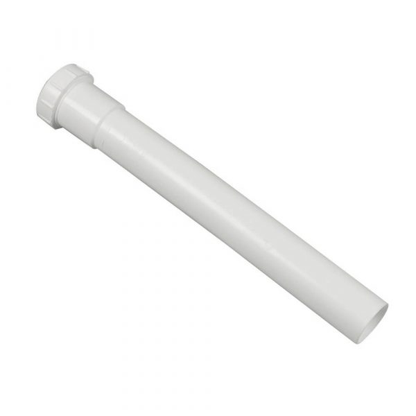 1-1/2 in. X 12 in. Slip-Joint Extention Tube in White