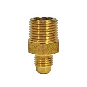 1/4 O.D. Flare X 3/8 MIP Pipe Adapter 1/4 O.D. Flare X 3/8 MIP Pipe Adapter