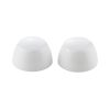 Universal Round Toilet Bolt Caps in White (10 per Bag)