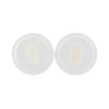Universal Round Toilet Bolt Caps in White (10 per Bag)