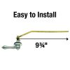 Universal Decorative Toilet Handle in Chrome