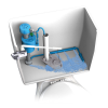 1st image of HydroClean Water-Saving Toilet Fill Valve with Cleaning Tube
