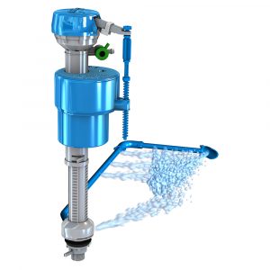 HydroClean Water-Saving Toilet Fill Valve with Cleaning Tube