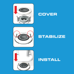 4th image of HydroCap Sure Seat Wax Ring Cap