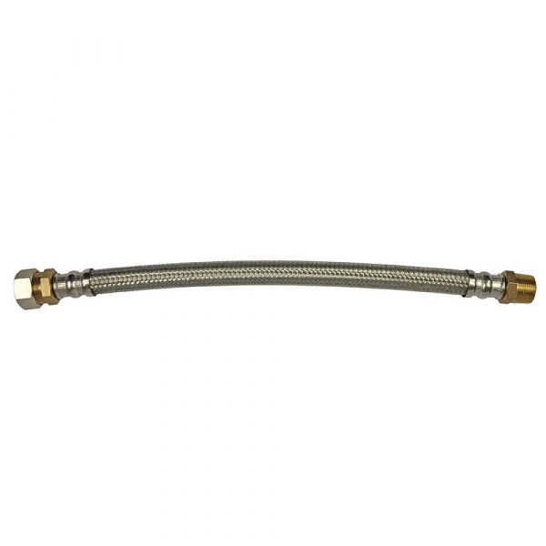 7/8 in. C x 3/4 in. MIP x 18 in. Stainless Steel Braided Water Heater Supply Line