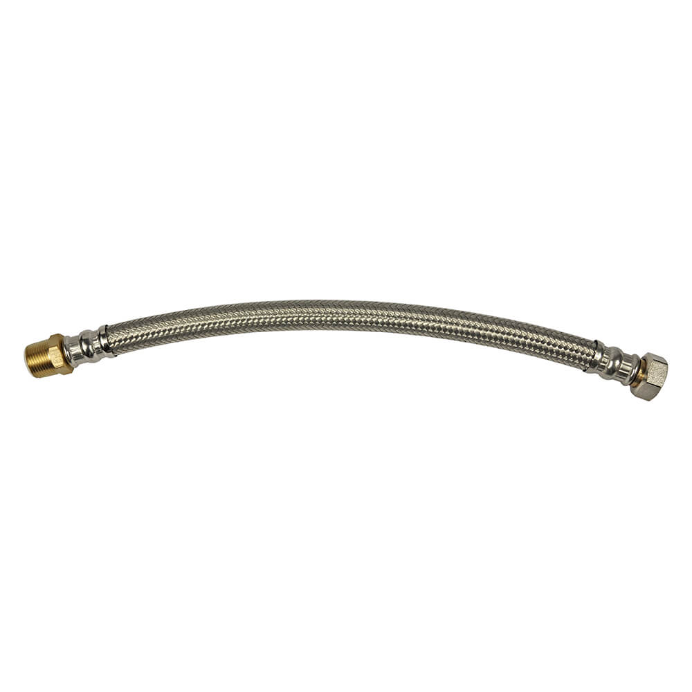 3/4 in. FIP x 3/4 in. MIP x 18 in. Stainless Steel Braided Water Heater  Supply Line - Danco