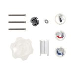 Large Universal Replacement Faucet Handle in Clear Acrylic