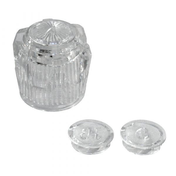 Replacement Faucet Handle for Phoenix in Clear Acrylic