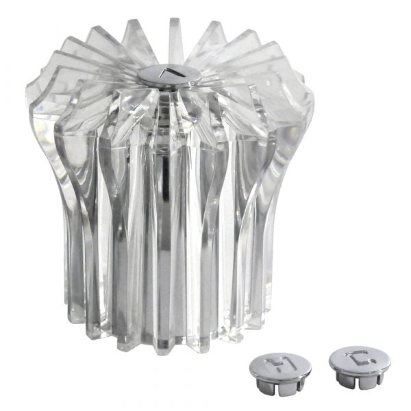 Replacement Tub/Shower Faucet Handle for Price Pfister Marquis in Clear Acrylic