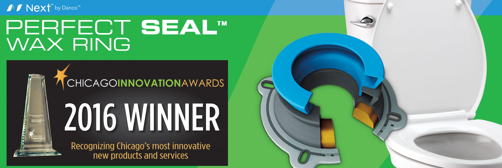Danco™ Perfect Seal™ Toilet Wax Ring Wins Chicago Innovation Award Danco