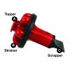 Disposal Genie II Garbage Disposal Strainer & Stopper in Red