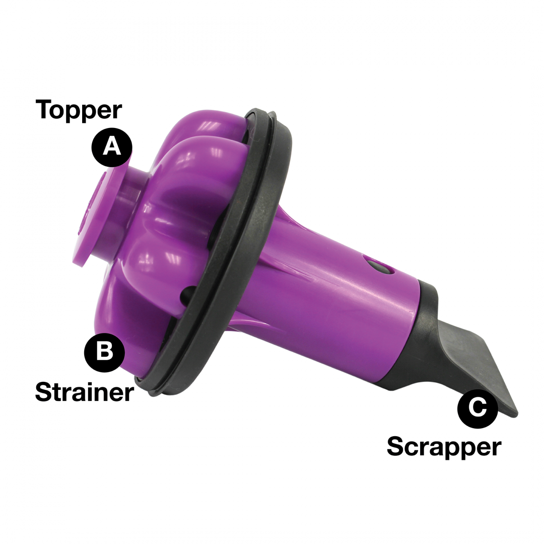 Disposal Genie II Garbage Disposal Strainer & Stopper in Fuchsia Danco