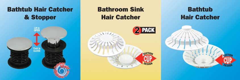 Bathroom Hair Catcher for Sink (2-Pack) - Plumbing Parts by Danco