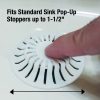 4th image of Bathroom Hair Catcher for Sink (2-Pack)
