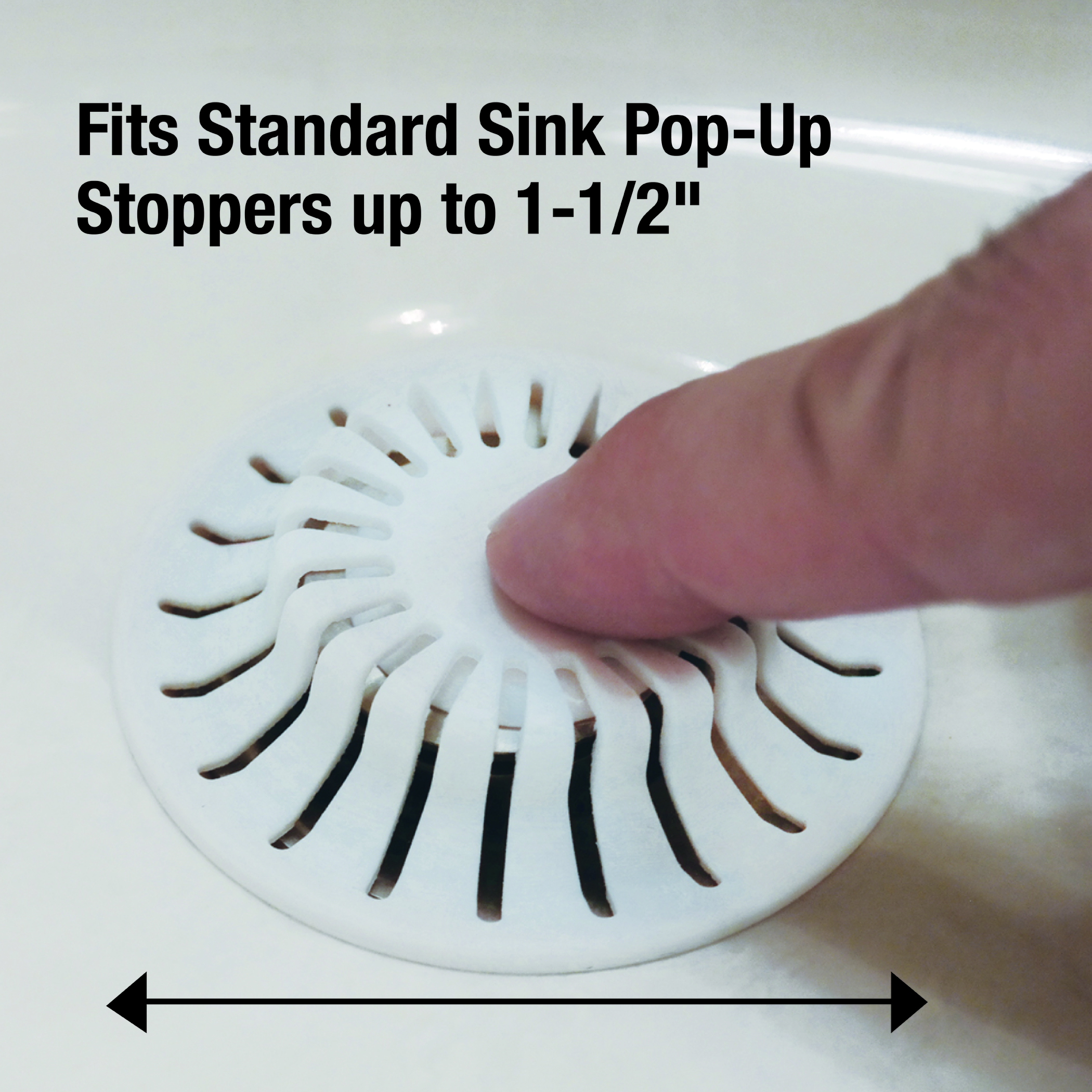 Universal Drain Cover Hair Catcher Silicone Pop-up Bathtub Drain