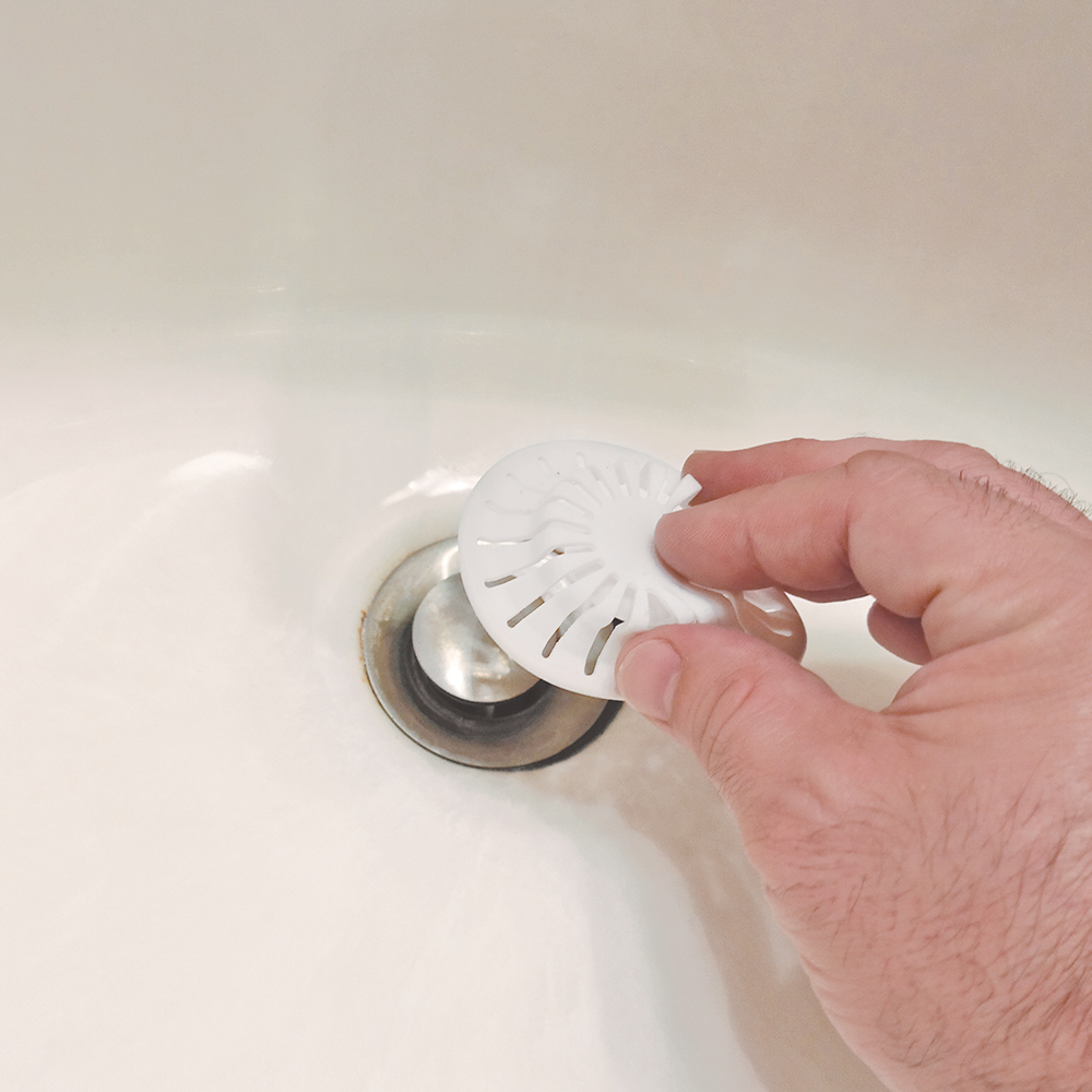 Bathtub Hair Catcher with Suction Cup - Danco