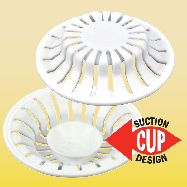 Danco Standard Size Suction Cup Silicone Tub Drain Strainer