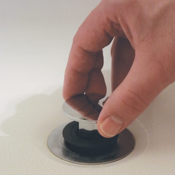 2in1 Bathtub Hair Catcher and Stopper Plumbing Parts by Danco