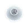 Hair Catcher Bathroom Tub Strainer in White (3-Pack)