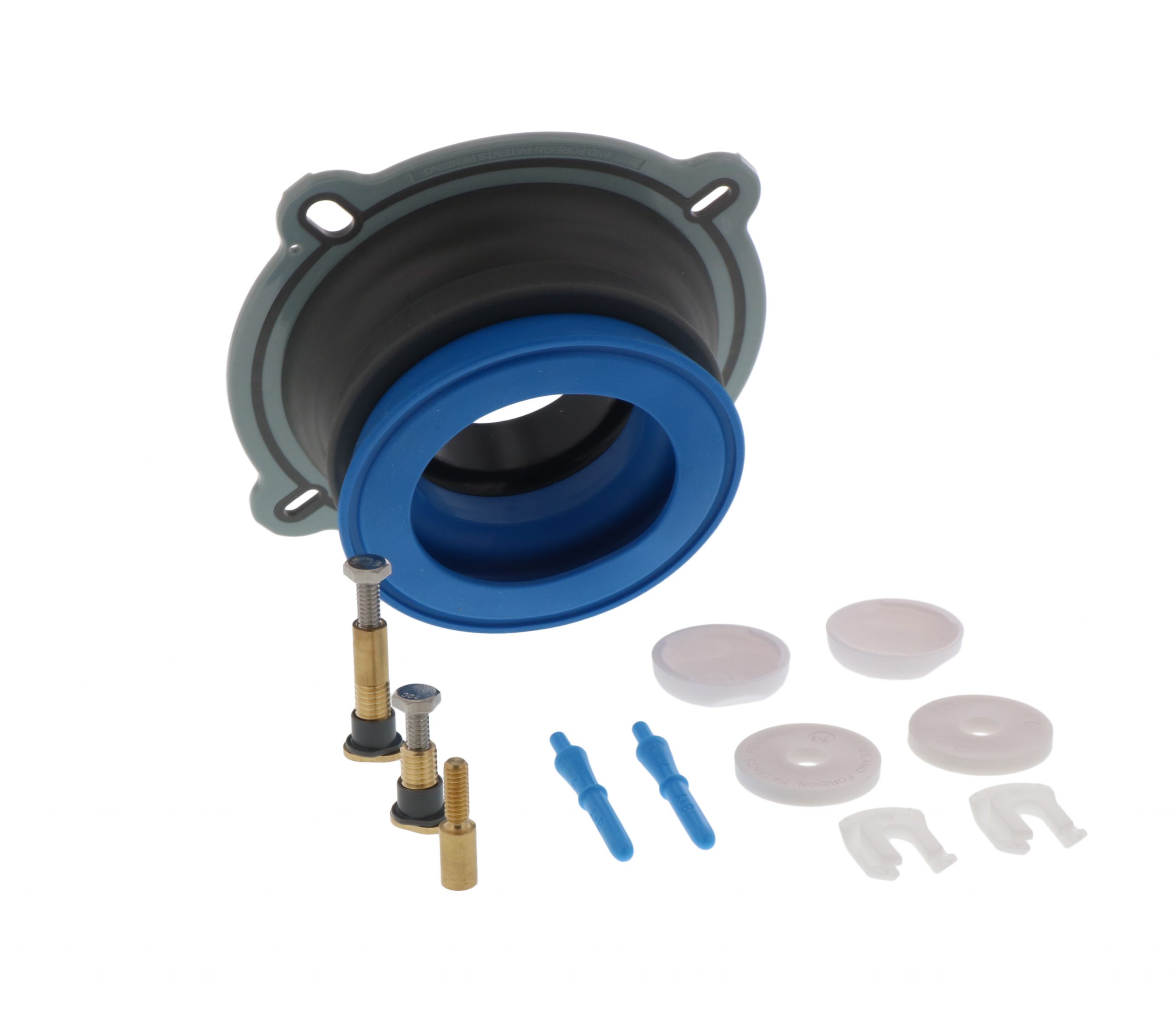 Danco All-In-One Installation Kit 4.75-in Blue Rubber Toilet Wax Ring with  Bolts