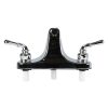 2nd image of 8 in. Mobile Home Off-Set Tub/Shower Faucet with Lever Handles in Chrome