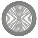 10th image of 5-3/4 in. Shower Strainer in Brushed Nickel