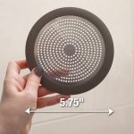 8th image of 5-3/4 in. Shower Strainer in Brushed Nickel