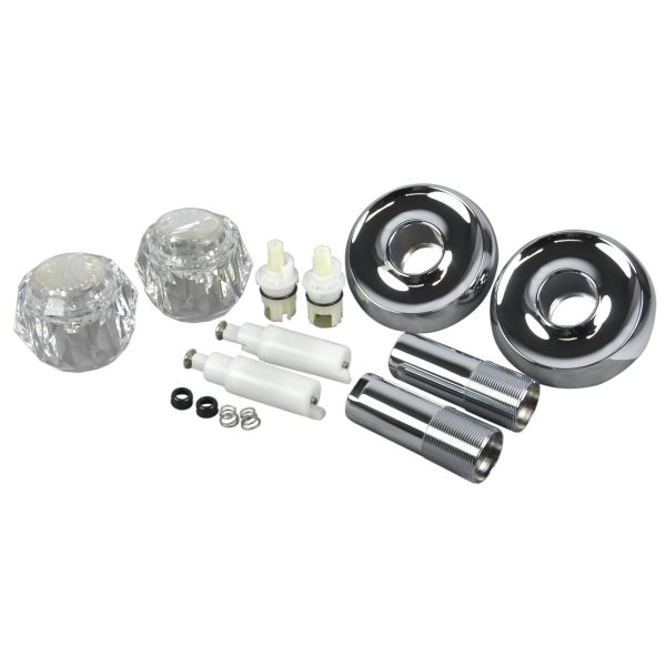 Tub/Shower 2-Handle  Remodeling Kit for Delta in Chrome