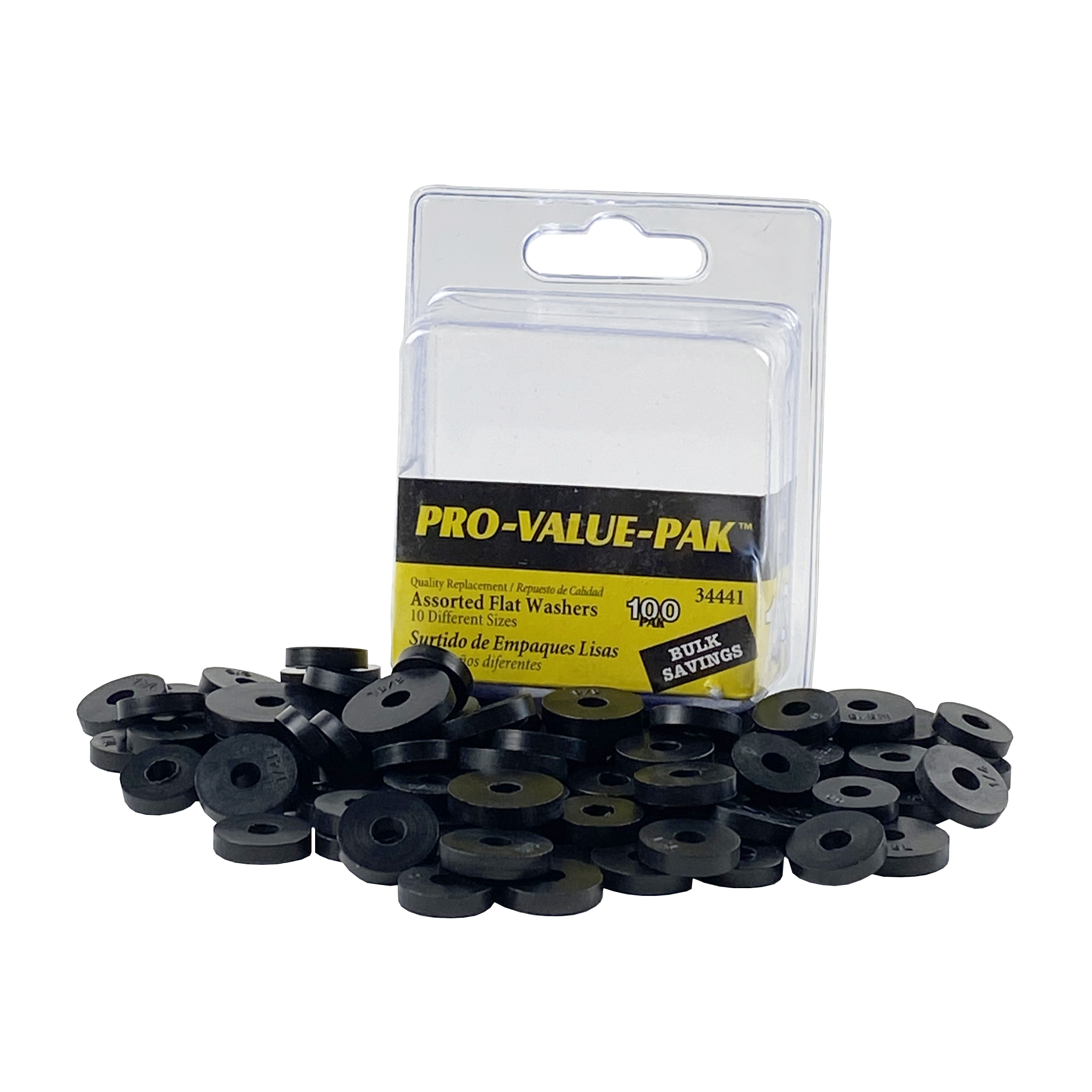 100 PIECE ASSORTED FLAT RUBBER WASHERS GASKETS FLAT WATCHES 