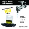 100-Piece Assorted Flat Washer Set