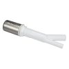 7/8 O.D. Air Gap Body with Air Gap Cap in Brushed Nickel