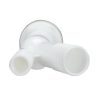 7/8 O.D. Air Gap Body with Air Gap Cap in White