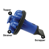Disposal Genie II Garbage Disposal Strainer & Stopper in Blueberry (2 Pack)